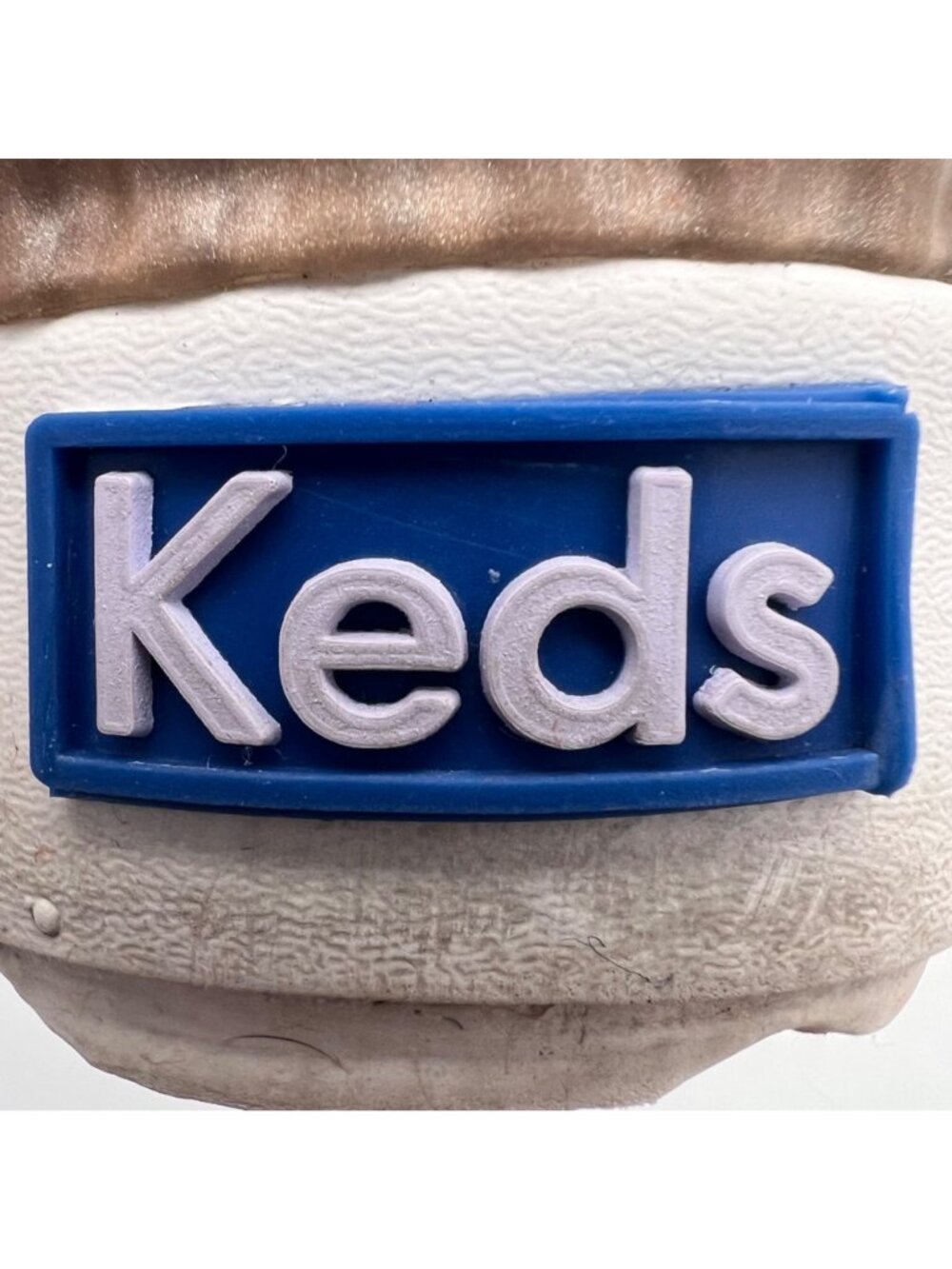 Keds High-Top Sneakers Womens Size 6.5 Lace-Up Metallic Silver Gold Rubber Sole - Picture 14 of 15